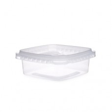 8 oz. Square TEIPL Plastic Container CODE# COIPLSQ8