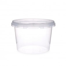 20oz clear TE round container(444) CODE# COIPLRO20
