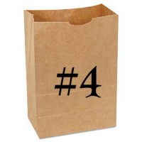 #4 Brown Paper Bag (4000) CODE# BAGB4