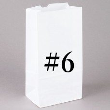 #6 White Paper Bag (2000) CODE# BAGW6