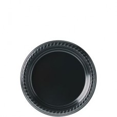7" BLACK PLASTIC PLATE(500) CODE# PLTPLS7B