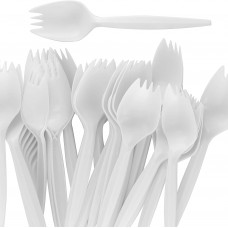 SPORK WHITE Fork and Spoon in one CODE# SPORK.