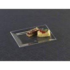 10X6.5 RECTANGLE CLEAR PLATE(120) CODE# EMIRP8C