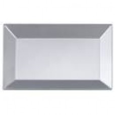 12X7.5 RECTANGLE CLEAR PLATE (120) CODE# EMIRP9C