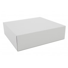 WHITE CORR 1 PC CAKE BOX (50) CODE# BOXCORR10103