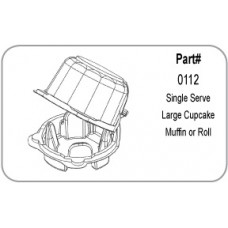 LARGE PLASTIC CUP CAKE CONTAINER (300) CODE# COCC8110112