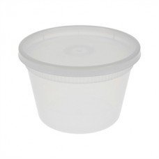 SC16 SOUP CONTAINER WITH CLEAR LID 10 PACK OF 24 CODE# COS16