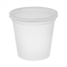 24 OZ CONTAINER WITH CLEAR LID 10 PACK OF 24 CODE# COS24