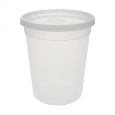 SC32 CONTAINER WITH CLEAR LID 10 PACK OF 24 CODE# COS32