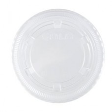 3.25,4,5.5 oz souffle portion cup clr lid (50/50) CODE# LIDPCURO3.25/4/5.5