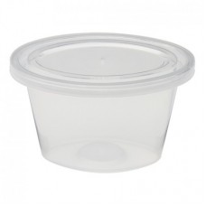 4 OZ CLEAR OVAL PORTION CUPS(500) CODE# CUPYE504C