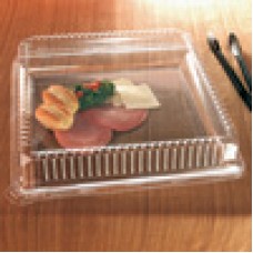 Clear dome lid for 18"X18" square platter (50) CODE# LID-9581L