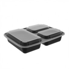 3 section black micro container(150) CODE# NC333B